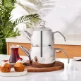 Karaca Belinay midi metalen theepot set - (1,0L+1,6L)