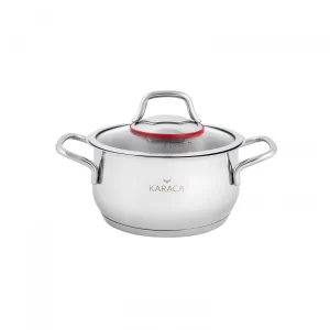 karaca Emirgan 8-delig rvs pannenset