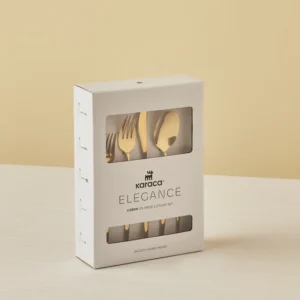 Karaca Lizbon 30-delig bestekset voor 6 personen | Goud