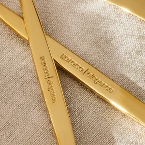 Karaca Lizbon 30-delig bestekset voor 6 personen | Goud