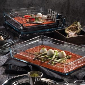 Pasabahce Borcam premium glazen ovenschaal XL - 37 cm