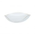 Bricard Sis fruitschaal | driehoek 40 cm | transparant - goud