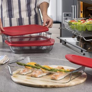 Pasabahce Borcam glazen ovenschaal met deksel | 3850 cc