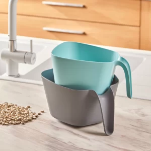 Karaca Nell Gray Mint 2-delig zeef