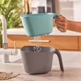 Karaca Nell Gray Mint 2-delig zeef