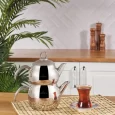 Karaca Adelya mini metalen theepot set