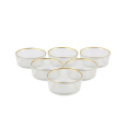 Bricard Rexy kommen/schalen | 6 stuks | 9 cm | transparant-goud