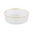 Bricard Rexy kom/schaal | 16 cm | transparant-goud | 1 stuk