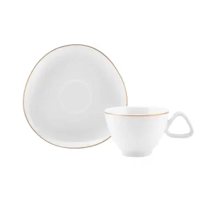 Karaca Middle 12-delig koffiekopjess set voor 6 personen | 90 ml