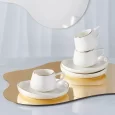 Karaca Hole 12-delige koffiekopjes set voor 6 personen | 90 ml