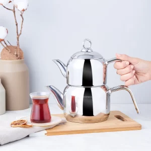 Karaca Urban mini metalen theepot set