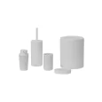 Karaca Home Marcello 5-delig badkamer toebehoren set | wit