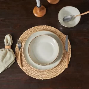 Karaca  Aria Beige Reactive 24-delig serviesset voor 6 personen