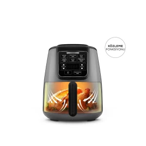 Karaca Air Pro Cook Köz XL Airfryer Space Gray Black | 4,0 liter