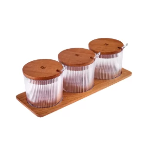 Karaca Massimo drievoudig kruidenset transparant