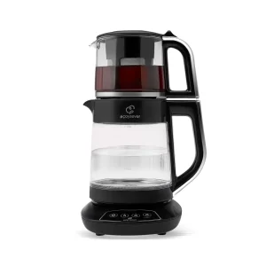 Karaca Caysever glazen pratende elektrische theepot