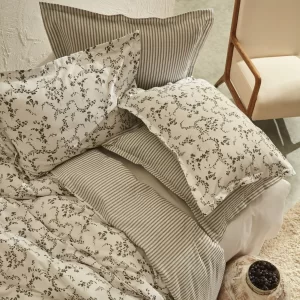 Karaca Home Dogasever Ivy Transformation katoenen dekbedovertrekset | khaki