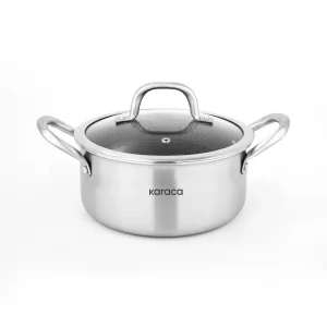 Karaca PowerSteel 3 ply plus 316+ staal pannenset | 7-delig