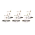 Karaca Pera Gold 18 delig theeglazen set