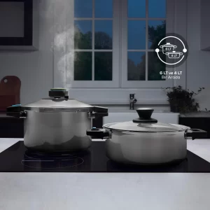 Karaca Quick and Safe snelkookpan set 4+6 Liter