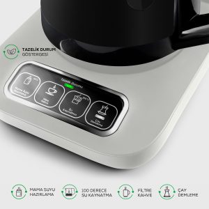 Karaca Çaysever Robotea Pro 4 in 1 pratende automatische theemachine | starlight