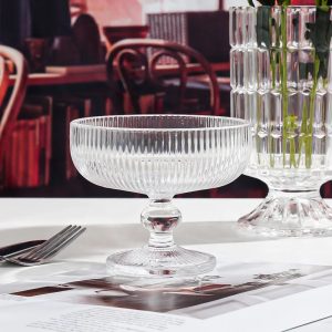 Ripple dessert schalen op voet | 6 stuks | 300 ml