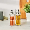 Karaca Danica olie- en azijnfles incl. houder | 250 ml