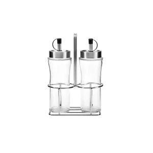 Karaca Danica olie- en azijnfles incl. houder | 250 ml