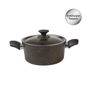 Karaca Biogranit Blackgold 7-delige pannenset met inductiebodem