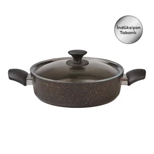 Karaca Biogranit Blackgold 7-delige pannenset met inductiebodem