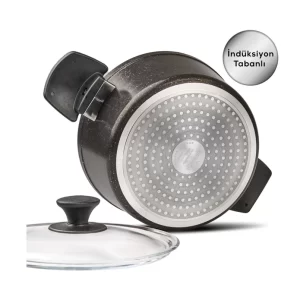 Karaca Biogranit Blackgold 7-delige pannenset met inductiebodem