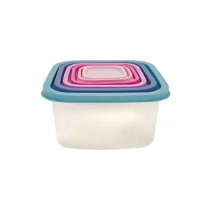 Karaca Dora Purple 6-delig vershoudbak set