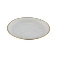Bricard Tex dessertbord | 21 cm | 1 stuk | transparant-goud