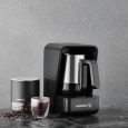 Korkmaz Moderna Turkse koffieapparaat | zwart/satijn
