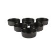 Bricard Rexy kommen/schalen | 6 stuks | 12 cm | zwart