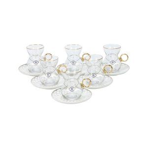 Nazar collectie theeset | 12-delig | wit