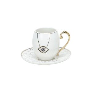 Nazar collectie espresso kopjes set | 12-delig | wit