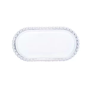 Karaca Rory glazen schaal ovaal | 25 cm