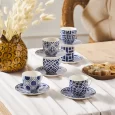 Karaca Doris 12-delige espressokopjes set | 90 ml