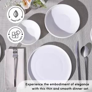 Karaca Felix 18-delige serviesset | wit