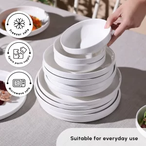 Karaca Felix 18-delige serviesset | wit