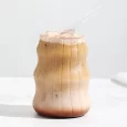 Stripe wave borosilicaatglas | 2 stuks | 540 ml