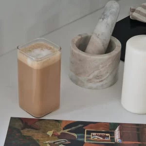 Square rechthoekig glas | 2 stuks | 350 ml