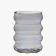 Wave black borosilicaatglas | 2 stuks | 330 ml