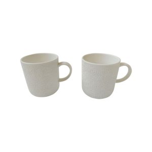 Bricard Valance mokkenset | mat wit | 2-delig