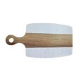 Fugurato snijplank marmer met hout | 30 cm