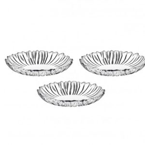 Pasabahce Aurora schaaltjes ovaal | 3 stuks | 15,5 cm