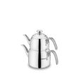 Korkmaz Droppa midi rvs theepot | 0,7 + 1,6 L