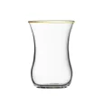 Pasabahce Tempo Golden Touch theeglazen | 120 ml