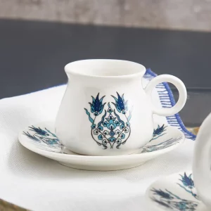 Karaca Bursa 12-delig koffiekopjes set voor 6 personen | 90 ml